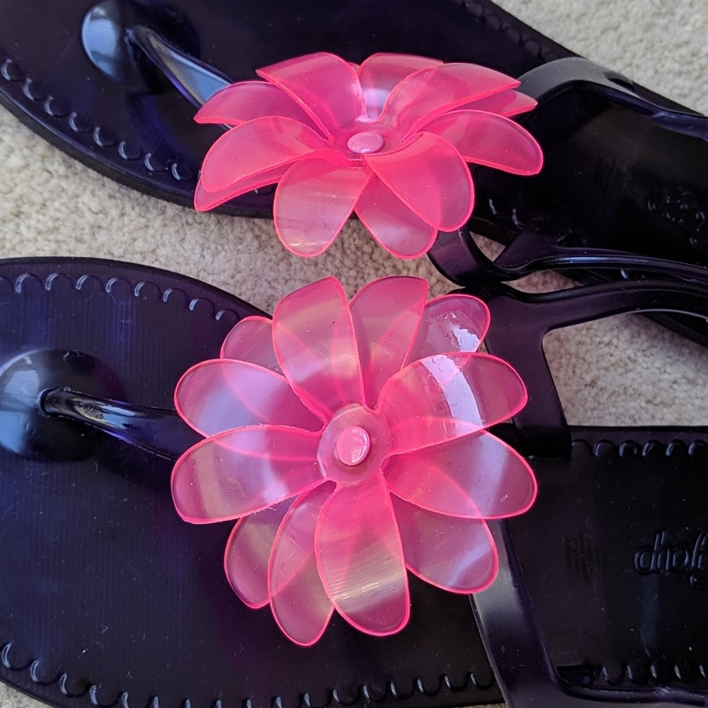 Pink Flower Sandals - Picture 3 of 4